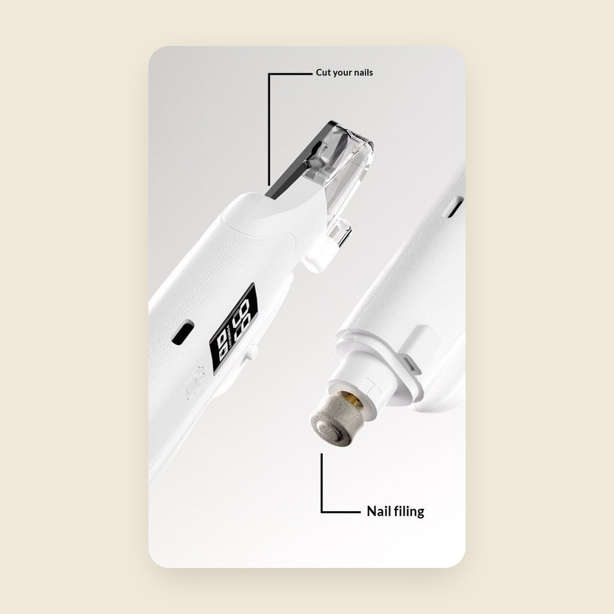 Pawvelle™ 2-in-1 LED Nail Clipper & Grinder